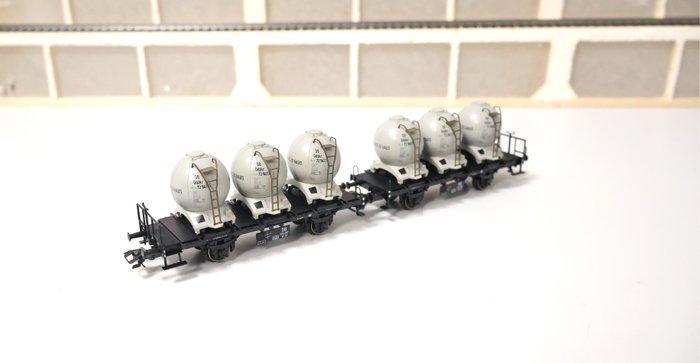 Trix H0 - 24023/24328 - Modeltrein goederenwagon (3) - DB, Hobby en Vrije tijd, Modeltreinen | H0