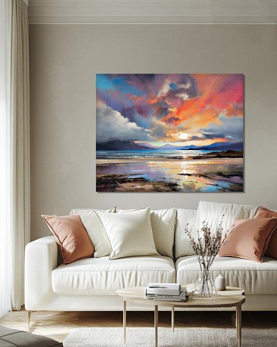 Chrystian Milanowski - Sunset Reflections II - XL, Antiek en Kunst, Kunst | Designobjecten