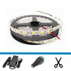 LED Strip - 5 meter - Complete set - Kleur warm wit - LED t, Huis en Inrichting, Lampen | Overige, Verzenden, Nieuw