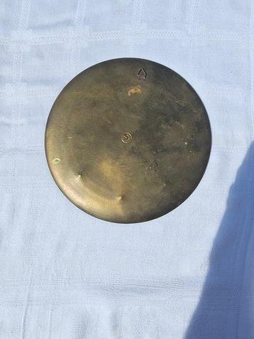 Assiette murale - Mandala - 20 cm - Bronze doré - Assiette