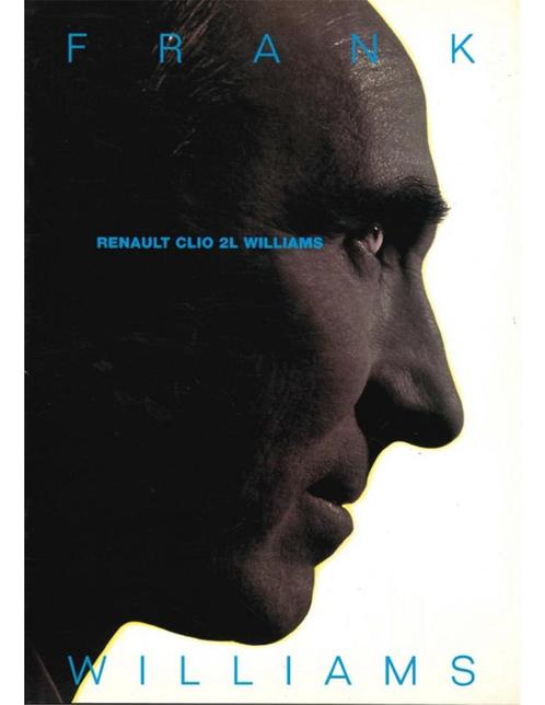 1995 RENAULT CLIO 2L WILLIAMS BROCHURE ENGELS, Livres, Autos | Brochures & Magazines