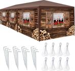 tectake® Partytent Almchalet - Paviljoen in Alpenhut Stijl -, Tuin en Terras, Partytenten, Verzenden, Nieuw