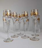 Drinkset (10) - Goud, Kristal