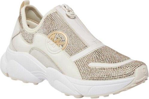 Michael Kors Sami Zip Trainer Dames Sneakers - Cream - Ma..., Kleding | Dames, Schoenen, Nieuw, Verzenden