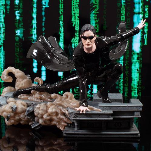 The Matrix Gallery Deluxe PVC Statue Trinity, Verzamelen, Film en Tv, Ophalen of Verzenden