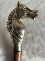 Canne de marche - Bois, Laiton - Cavallo - Art Nouveau
