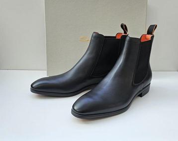 Santoni - Bottes Chelsea - Taille : EU 44.5 - Neuf dans sa
