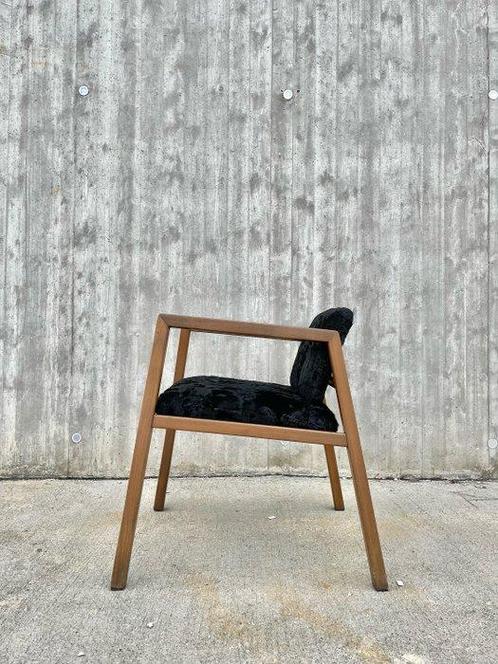 Fauteuil - siège en bois de hêtre entièrement rembourré de, Antiek en Kunst, Kunst | Designobjecten