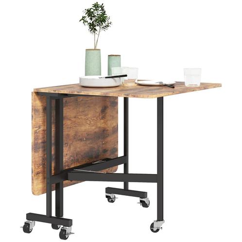 Opklapbare Eettafel, Geschikt Voor Maximaal 6 Personen, Met, Huis en Inrichting, Tafels | Eettafels, Verzenden