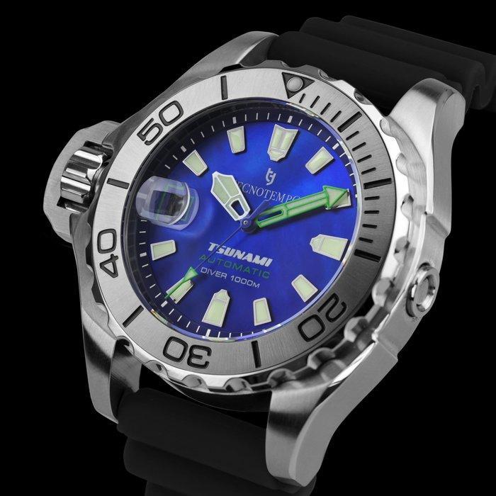 Tecnotempo - Automatic - Professional Diver 1000M Tsunami, Handtassen en Accessoires, Horloges | Heren