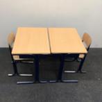 Complete school set van 40 stuks tafels + stoelen (stip, Huis en Inrichting, Stoelen, Gebruikt, Eén, Hout