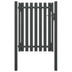 vidaXL Poort 1x1,7 m staal antraciet, Tuin en Terras, Verzenden, Nieuw
