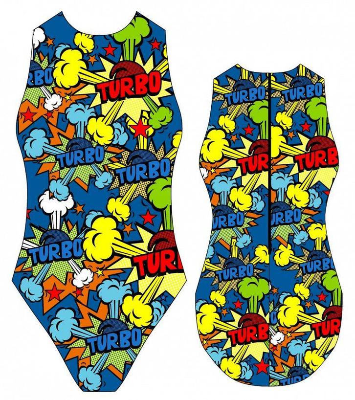 Special Made Turbo Waterpolo badpak Pop Turbo, Watersport en Boten, Waterpolo, Nieuw, Verzenden