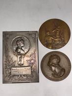 Médaille artistique - Lote de tres medallas (1907/1950/1928