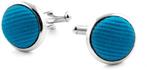 Zijde Manchetknoop Oceaan Blauw F32 maat  Heren, Handtassen en Accessoires, Manchetknopen, Verzenden, Nieuw