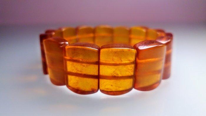 Baltisch Amber - Vintage armband - Barnsteen - Bangle - 55, Antiquités & Art, Curiosités & Brocante