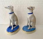 Beeldje, Lévriers - 8.7 cm - Biscuit porselein - 1890