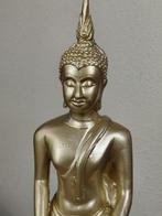 Statue, Grote authentiek bronzen Theravada Boeddha beeld -