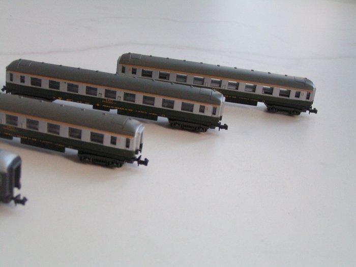 Lima N - Modeltrein personenwagen (4) - 4 Personenrijtuigen, Hobby & Loisirs créatifs, Trains miniatures | Échelle N