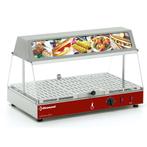 Warmhoudvitrine | Met Lichtbak | 0.65kW | Met Klapdeuren |, Verzenden, Nieuw in verpakking