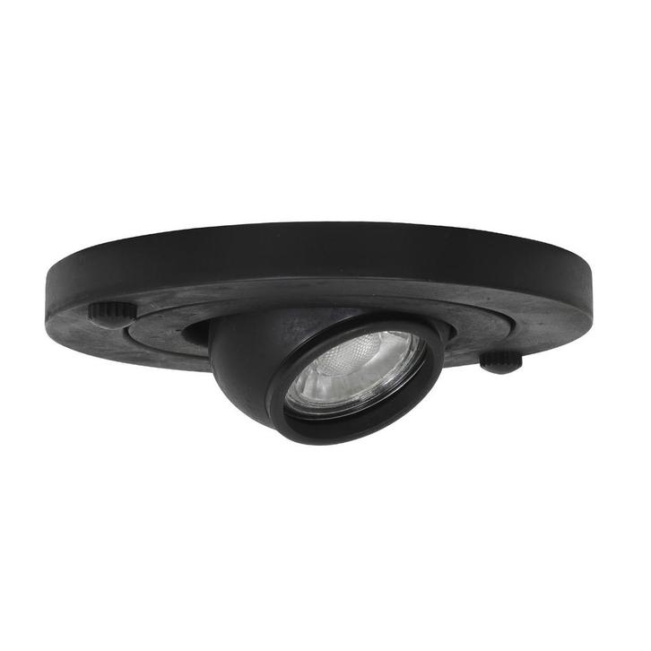 Spots inbouw Messing Inbouwspot Ariel Antiek Zwart, Huis en Inrichting, Lampen | Overige, Verzenden