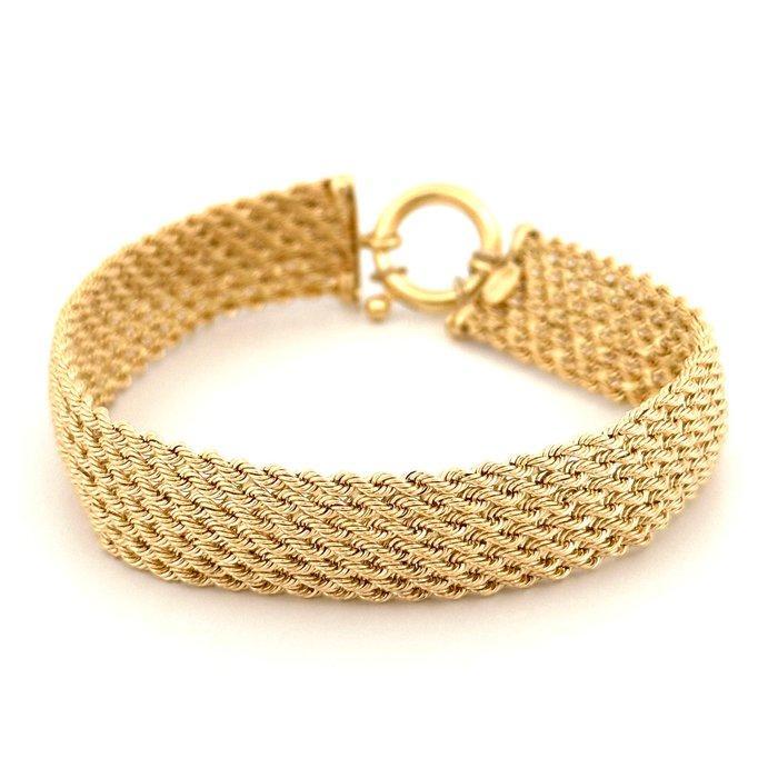 Handmade - Bracelet - Bismark - 11.8 g - 18 carats Or jaune, Handtassen en Accessoires, Antieke sieraden