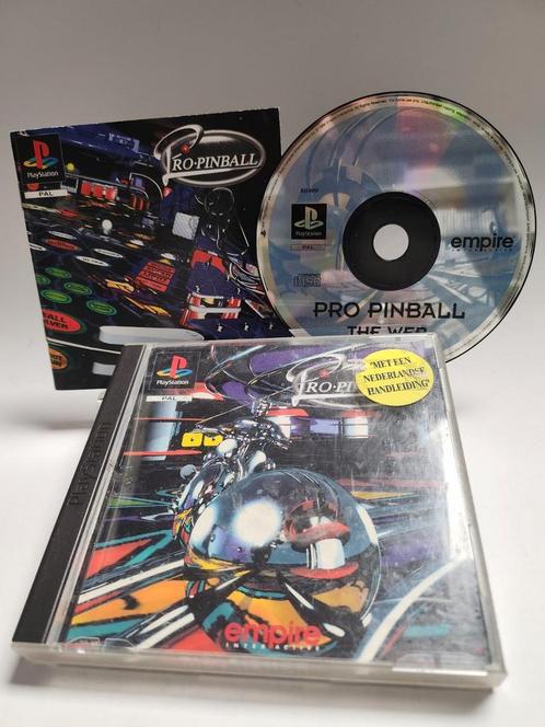 Pro Pinball the Web Playstation 1, Games en Spelcomputers, Games | Sony PlayStation 1, Zo goed als nieuw, Ophalen of Verzenden