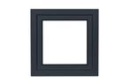 PVC raam draai kiep b60xh60 cm Antraciet, Doe-het-zelf en Bouw, Glas en Ramen, Minder dan 80 cm, Minder dan 80 cm, Nieuw, Ophalen of Verzenden