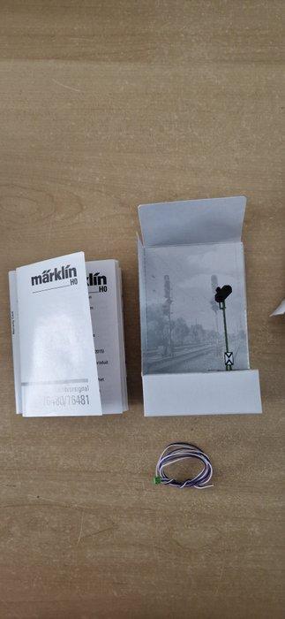Märklin H0 - 76480, 76481 - Signalen (3) - Drie Märklin, Hobby en Vrije tijd, Modeltreinen | H0