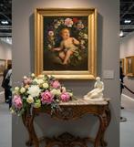 École Flamande (c. 1750) - Cupidon récolte les fruits de, Antiek en Kunst