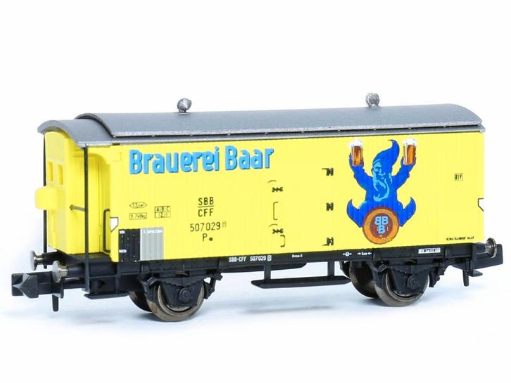 Schaal N Arnold HN6450 Koelwagen Brauerei Baar van de SBB..., Hobby & Loisirs créatifs, Trains miniatures | Échelle N, Enlèvement ou Envoi