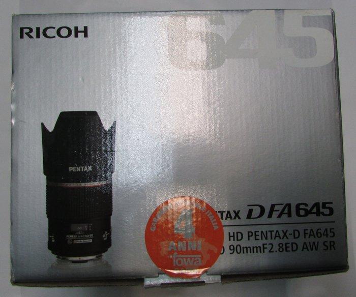 Pentax D FA 645 90mm f/2.8 Macro ED AW SR Objectif, Audio, Tv en Foto, Fotocamera's Analoog