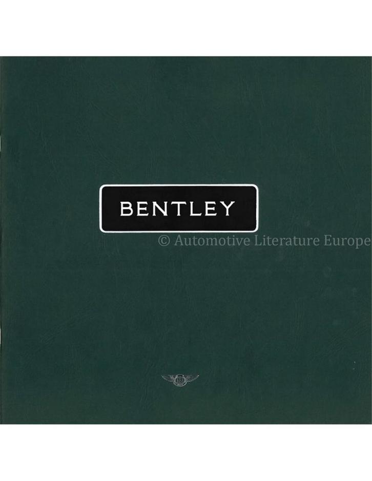1992 BENTLEY PROGRAMMA BROCHURE ENGELS, Livres, Autos | Brochures & Magazines