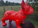 Beeld, French bulldog red garden or for indoor - 39 cm -, Antiek en Kunst