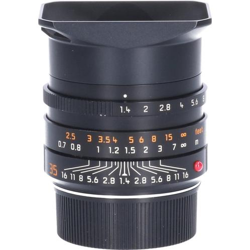 Tweedehands Leica Summilux-M 35mm f/1.4 Asph zwart CM8082, Audio, Tv en Foto, Foto | Lenzen en Objectieven, Overige typen, Gebruikt