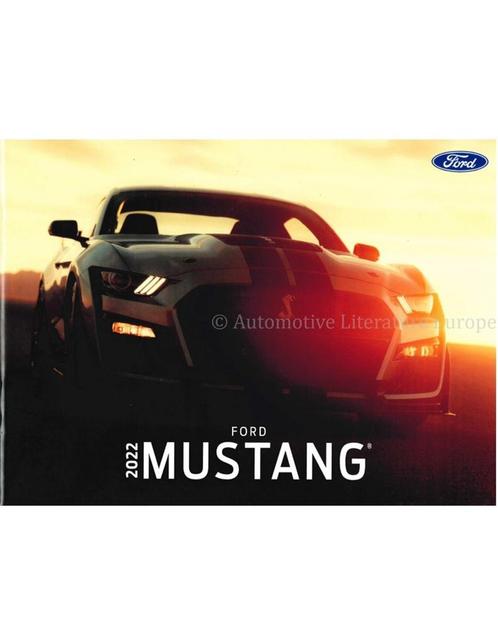 2022 FORD MUSTANG BROCHURE ENGELS USA, Boeken, Auto's | Folders en Tijdschriften
