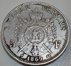 Frankrijk. Napoléon III. 5 Francs 1869-BB, Strasbourg