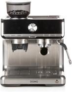 2dekans | DOMO DO720K - Espressomachine met bonenmaler - 15, Ophalen of Verzenden, Nieuw