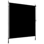 vidaXL Rolgordijn voor buiten 200x270 cm antraciet, Tuin en Terras, Zonneschermen, Verzenden, Nieuw