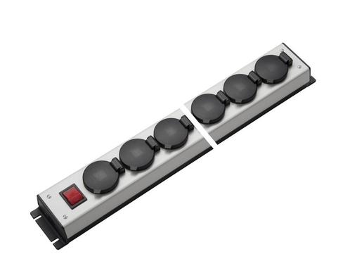 Martin Kaiser Power Outlet Strip 12 Weg Scharnierende, Doe-het-zelf en Bouw, Elektriciteit en Kabels, Verzenden