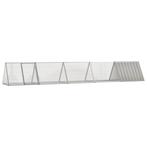 vidaXL Konijnenhok 504,5x80,5x71 cm gegalvaniseerd staal, Dieren en Toebehoren, Verzenden, Nieuw