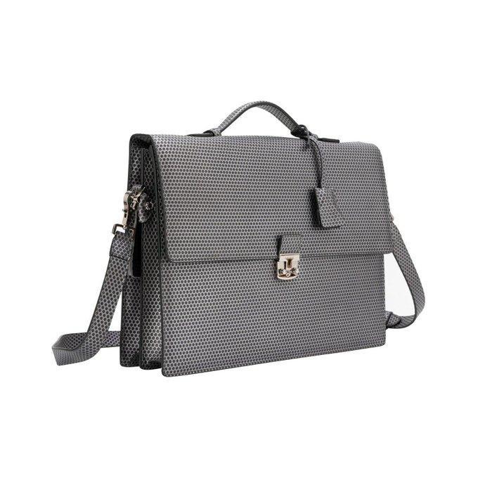 Testoni Bologna RRP 1290€ Metal Briefcase PC Case Honeycomb, Bijoux, Sacs & Beauté, Sacs | Sacs Femme