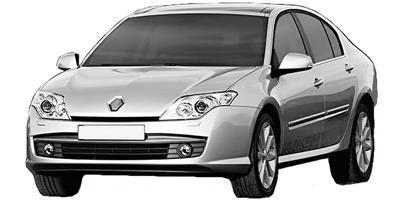 Renault Laguna 2007-2010 Zwart Koplamp Links (Koplampen), Auto-onderdelen, Verlichting, Nieuw, Verzenden