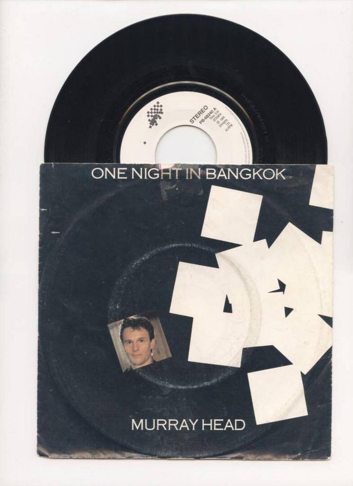 Murray Head (ABBA) – One Night In Bangkok / Merano (1-7-Vin, CD & DVD, Vinyles Singles, Enlèvement ou Envoi