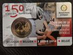 Belgique. 2 Euro 2014 Rode Kruis - variant met randschrift