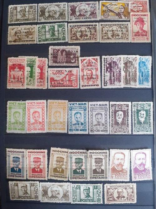 Franse kolonie  - Franse kolonie postzegelset Indochina, Postzegels en Munten, Postzegels | Europa | Frankrijk