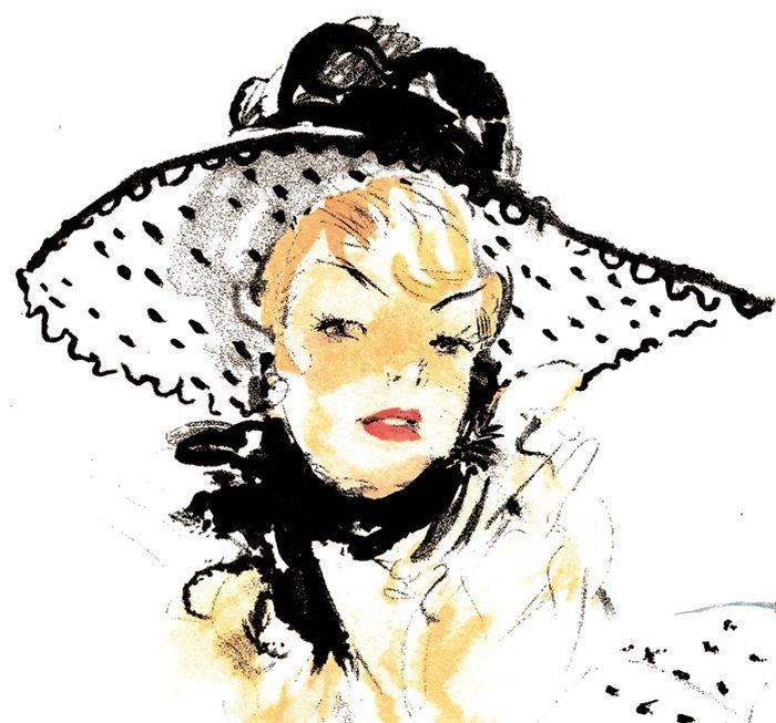 Jean Gabriel Domergue (1889-1962) - Nadine, Antiek en Kunst, Antiek | Overige Antiek