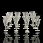 Drinkset (16) - Kristal - 16 kristallen glazen