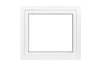PVC raam draaikiep b90xh60 cm wit stomp, Nieuw, Dubbelglas, 80 tot 120 cm, Ophalen of Verzenden