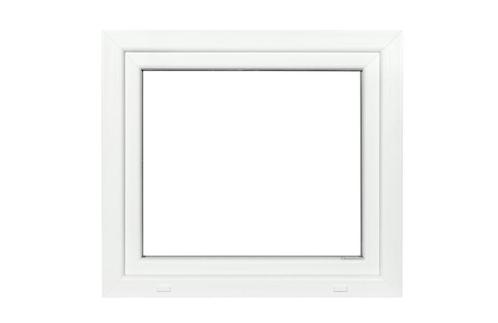PVC raam draaikiep b90xh60 cm wit stomp, Doe-het-zelf en Bouw, Glas en Ramen, Dubbelglas, Nieuw, Gevelraam of Ruit, Minder dan 80 cm